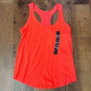 Nwt Banana republic tank top women Sz small melon flowy zipper on back summer